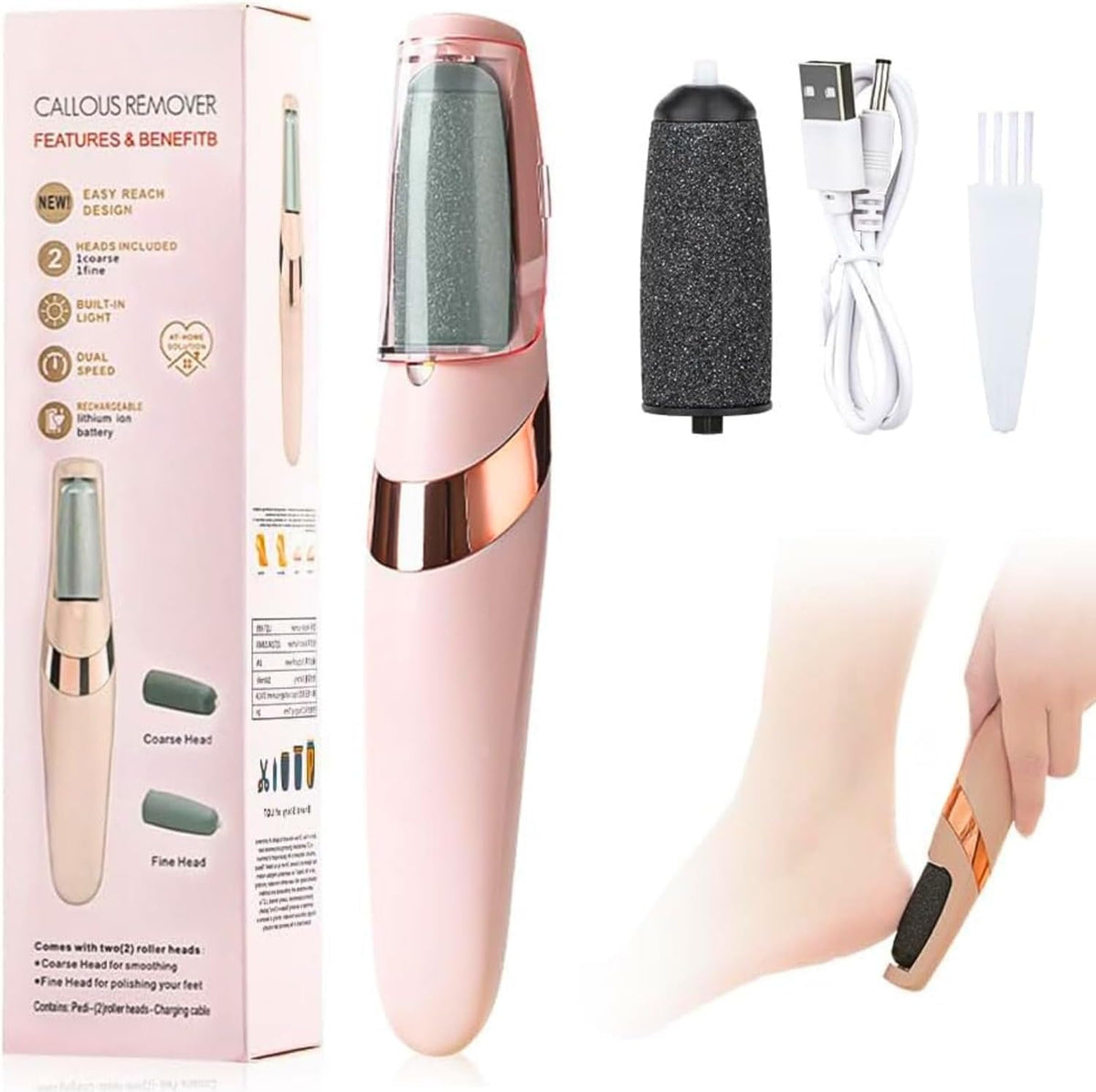 Electric Pedicure Foot File Callus Remover