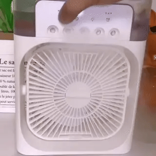 3 In 1 Mini USB Fan With Mist Water Spray